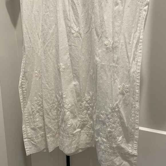 NWT Madison Mathews Hand Embroidered Kaftan - Picture 2 of 5